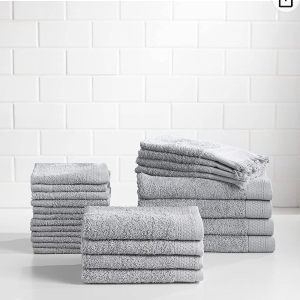 Towels set Baltic linen 24 piece Set 100% Cotton